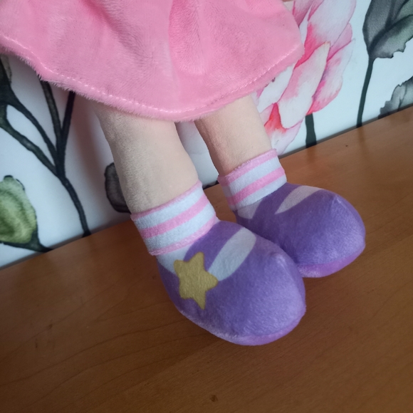 Playtime by Eimmie soft rag doll plush blonde blue eyes pale skin unicorn toy - Picture 3 of 11